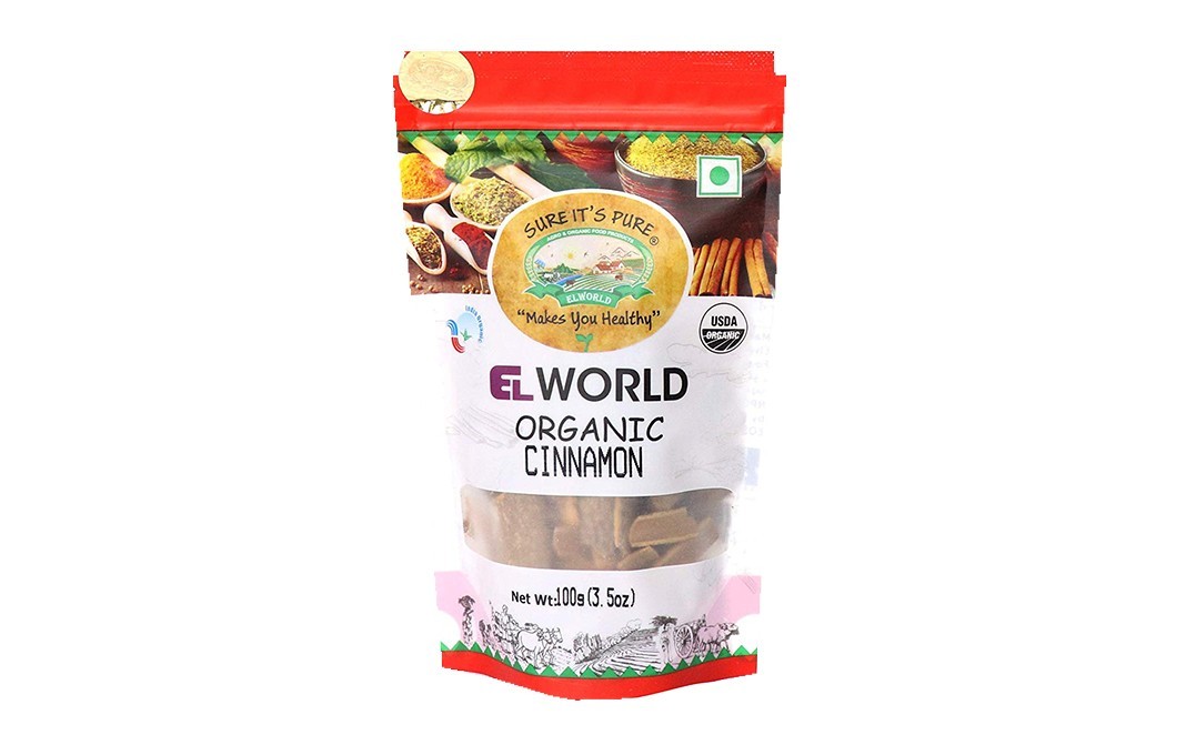 Elworld Organic Cinnamon    Pack  100 grams